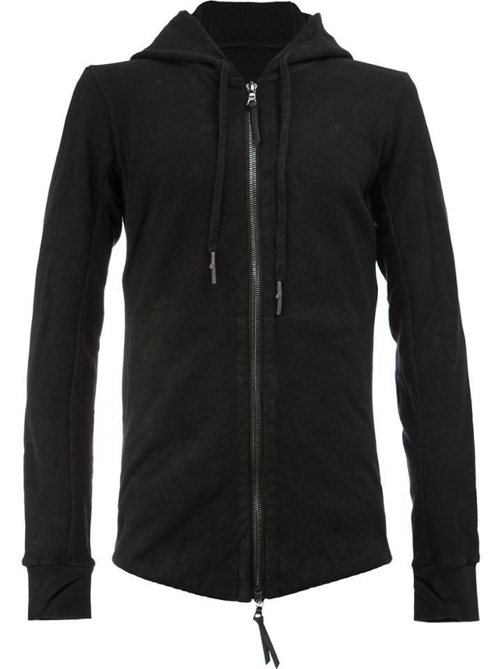 11 By Boris Bidjan Saberi Zip Up Hooded Jacket - Black