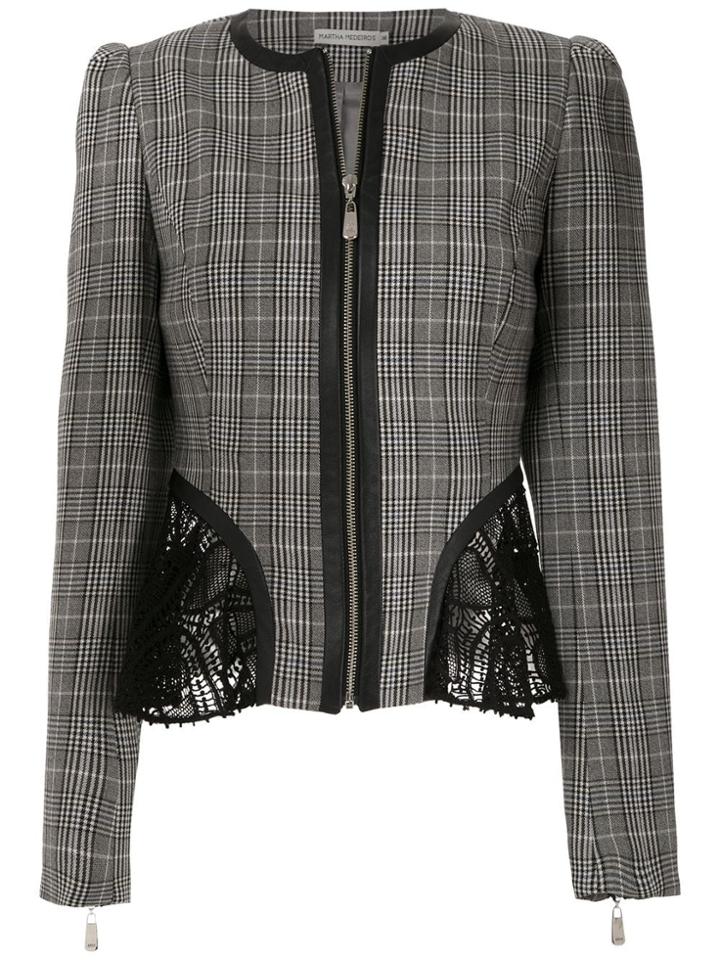 Martha Medeiros Basque Renascença Jacket - Grey