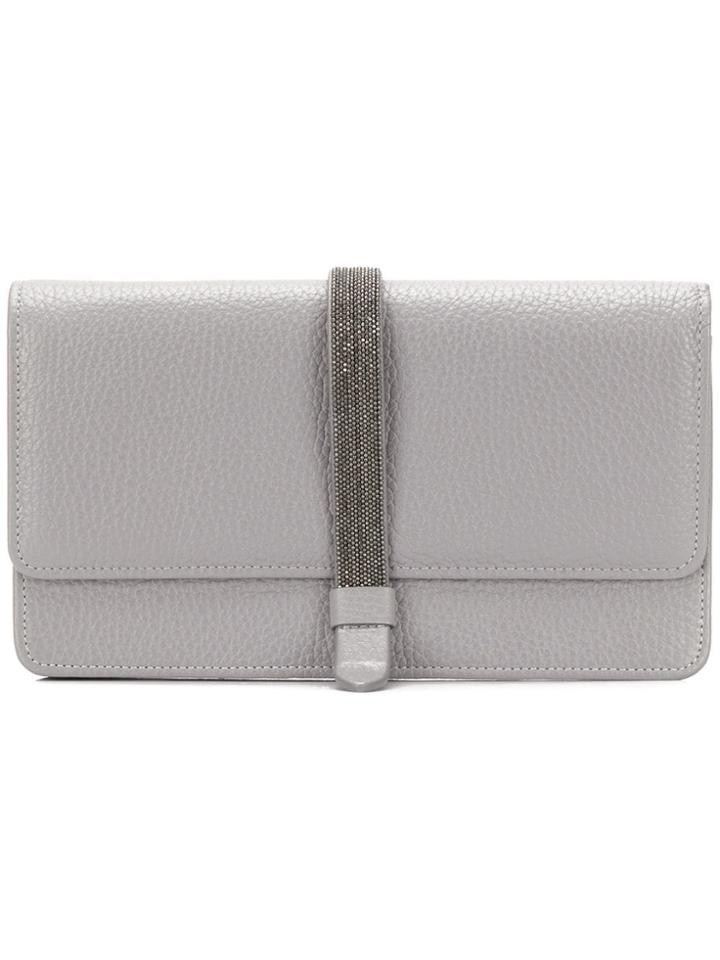 Fabiana Filippi Foldover Top Wallet - Grey