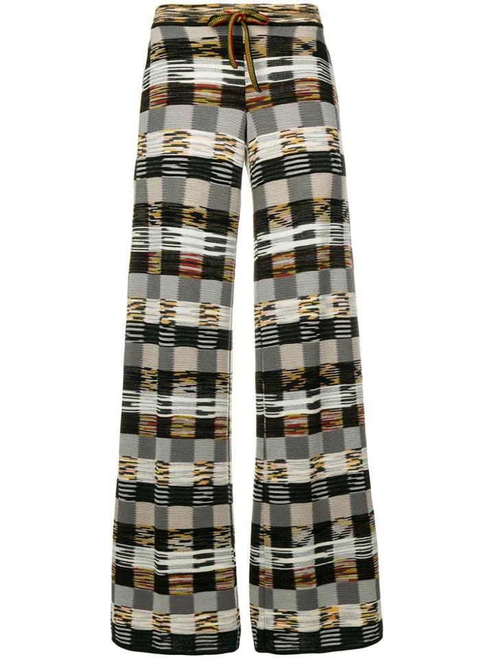 Missoni Checked Trousers - Black