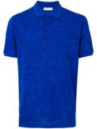 Etro Paisley Print Polo Shirt - Blue