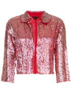 Comme Des Garçons Vintage Iridescent Sequins Jacket - Red