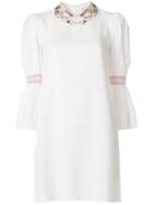 Vivetta Embellished Collar Dress - White