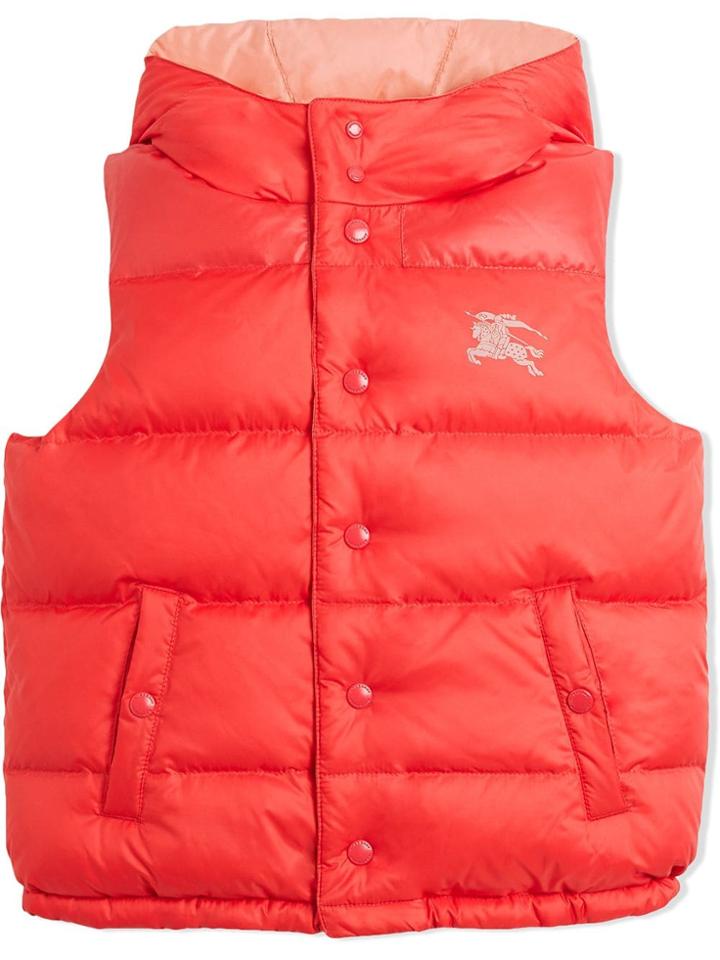 Burberry Kids Teen Reversible Gilet Jacket - Pink