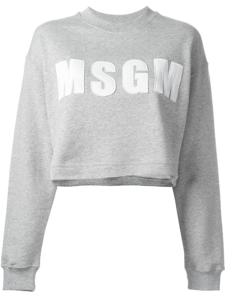 Msgm Logo Sweatshirt