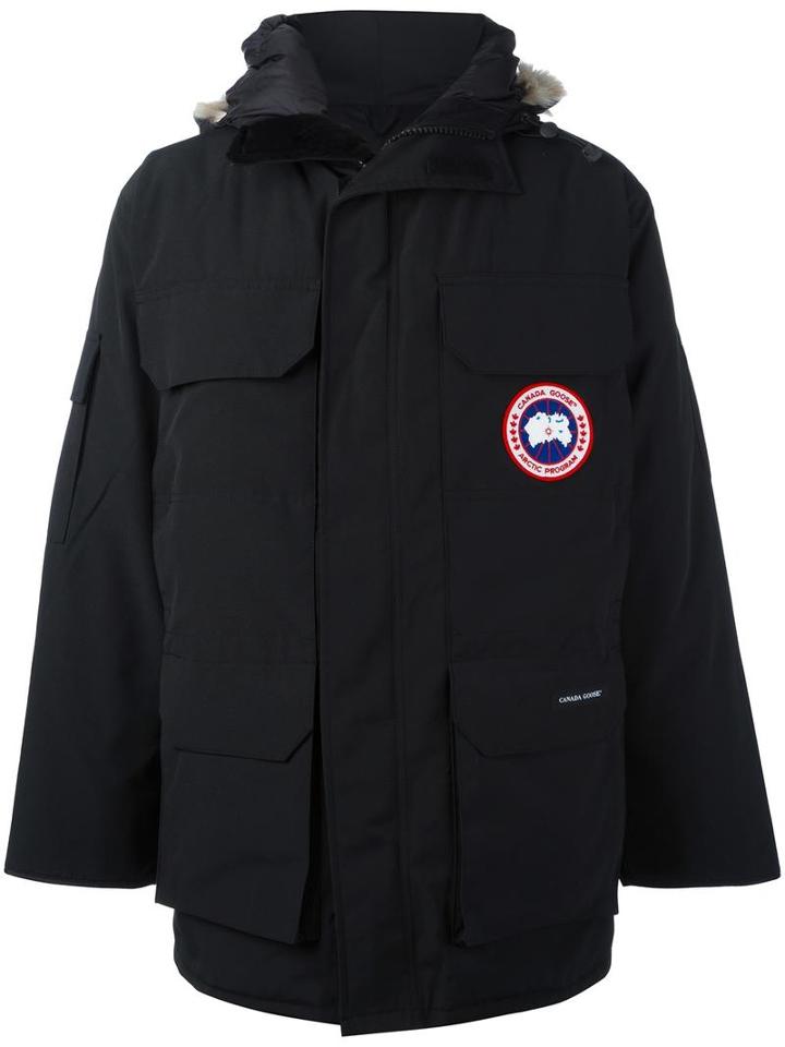 Canada Goose Classic Parka Coat, Men's, Size: Small, Black, Cotton/nylon/polyester/feather