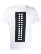 Fumito Ganryu Printed Cotton T-shirt - White