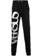 Versus Logo Printed Sweatpants - Black