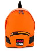 Heron Preston Logo Printed Backpack - Orange
