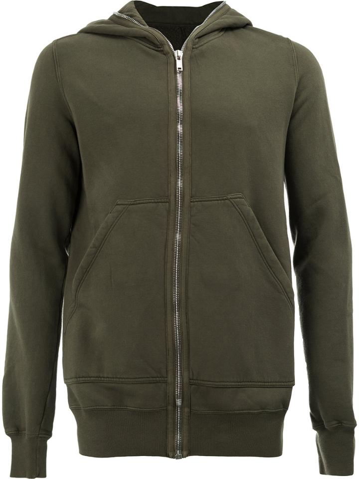 Rick Owens Drkshdw Zip Up Hoodie - Green