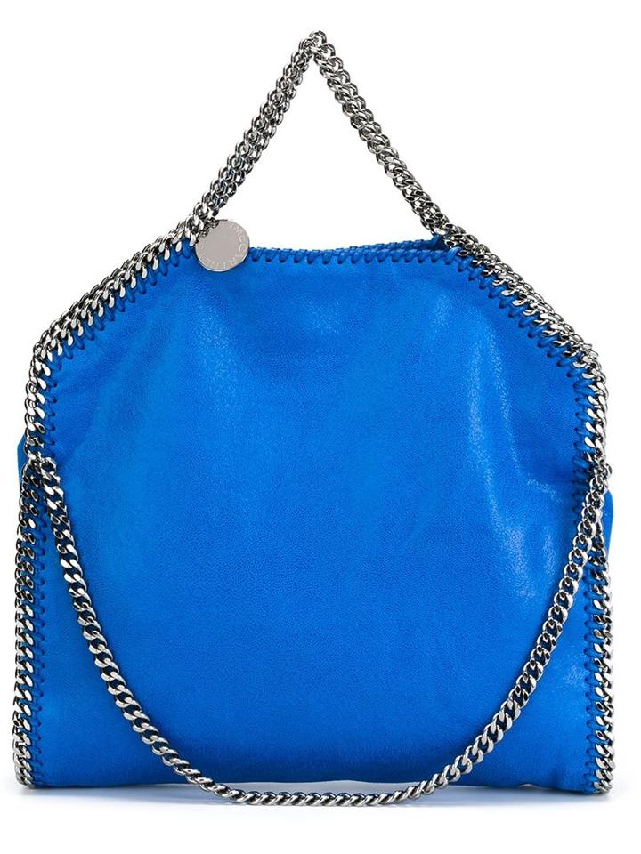 Stella Mccartney - Falabella Tote - Women - Artificial Leather/polyester - One Size, Blue, Artificial Leather/polyester