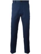 Ps By Paul Smith Tailored Trousers, Men's, Size: 34, Blue, Cotton/linen/flax