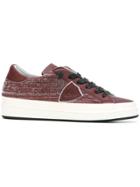 Philippe Model Lace-up Sneakers - Red