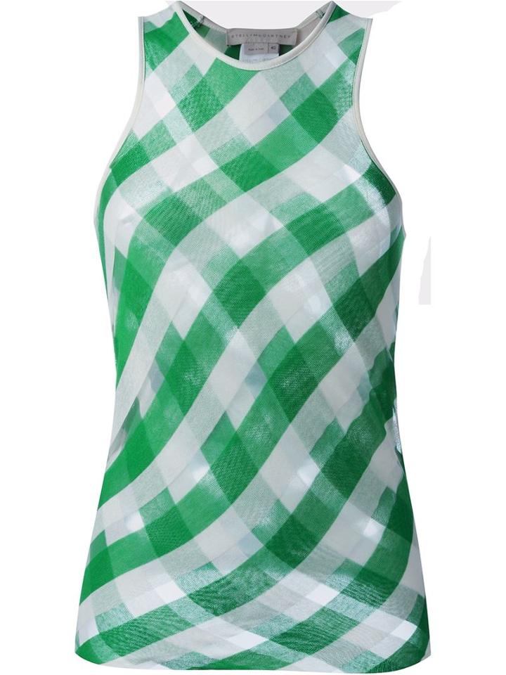 Stella Mccartney 'glow' Transparent Checks Jumper