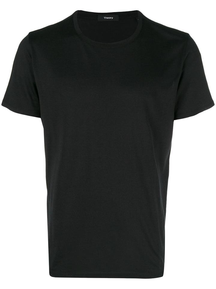 Theory Plain Basic T-shirt - Black