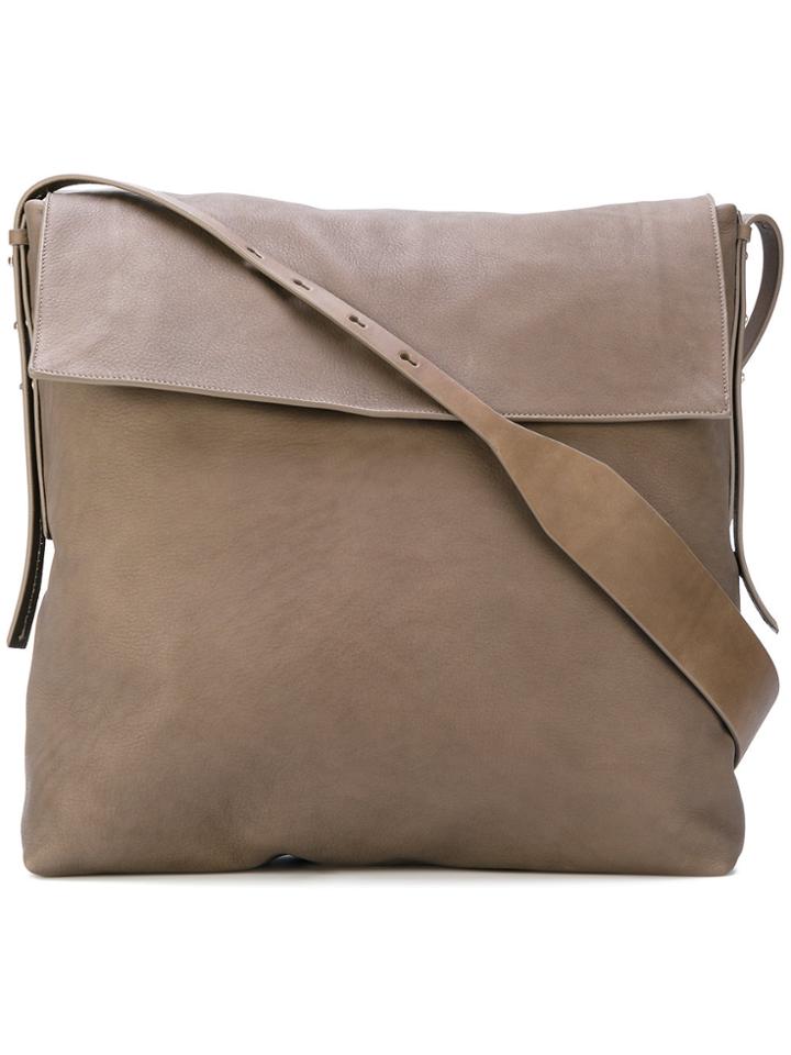 Rick Owens Large Messenger Bag - Grey