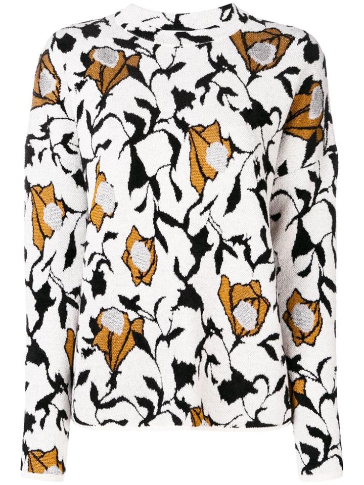 Christian Wijnants Killa Floral Sweater - White