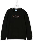 Lanvin Enfant Teen Logo Sweatshirt - Black