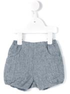 Amaia Herringbone Patterned Shorts, Toddler Boy's, Size: 36 Mth, Blue