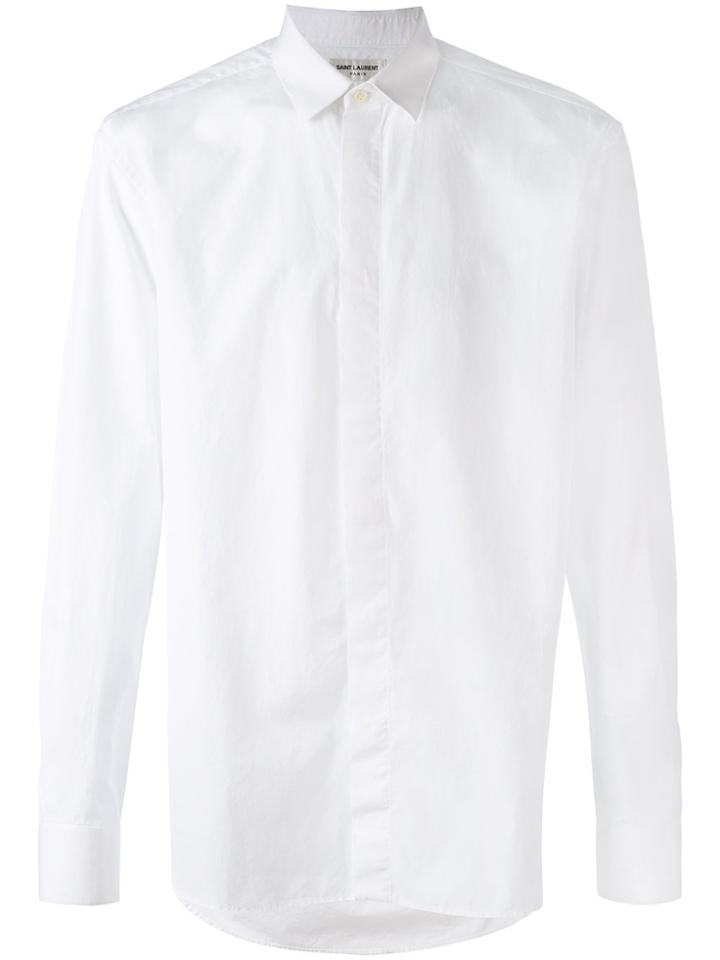 Saint Laurent Placket Shirt - White
