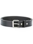 Comme Des Garçons Homme Plus Classic Belt, Men's, Size: Medium, Black, Leather