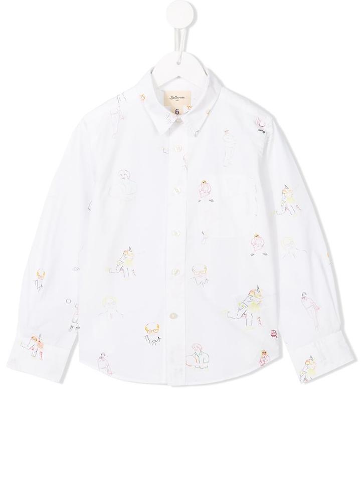 Bellerose Kids 'ganix' Shirt, Boy's, Size: 6 Yrs, White