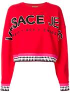 Versace Jeans Designer Logo Sweater - Red