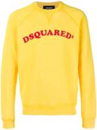 Dsquared2 Logo Print Sweatshirt - Yellow