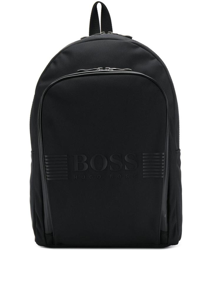 Boss Hugo Boss Logo Branded Backpack - Black
