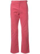 Comme Des Garçons Vintage Tailored Fleece Trousers - Pink & Purple