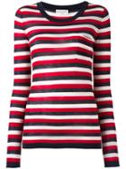 Sonia Rykiel Striped Jumper, Women's, Size: Small, Black, Silk/cotton