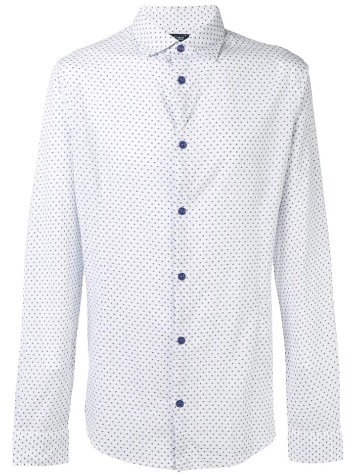 Armani Jeans Polka Dot Print Shirt - White