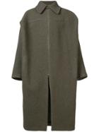 Walter Van Beirendonck Oversized Zip Coat - Green