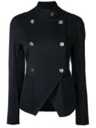 Loewe - Double-breasted Jacket - Women - Spandex/elastane/virgin Wool - 40, Black, Spandex/elastane/virgin Wool