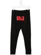 Dsquared2 Kids 'icon' Print Track Trousers - Black