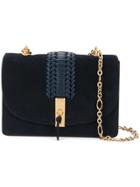 Altuzarra Woven Panel Chain Shoulder Bag - Blue