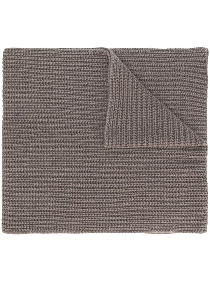 Iris Von Arnim Jersey Knit Scarf - Nude & Neutrals