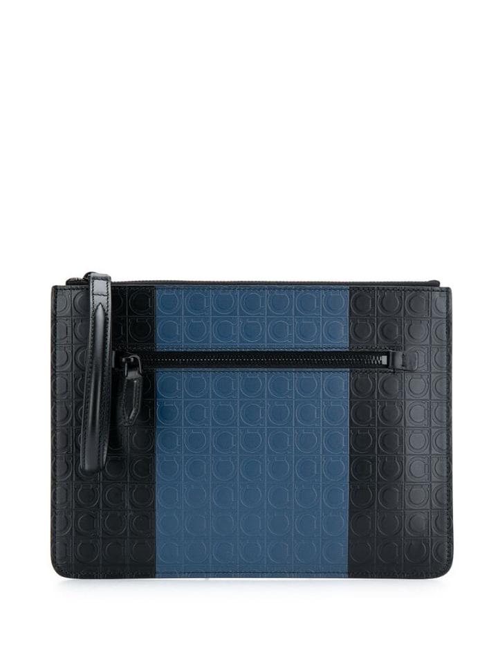 Salvatore Ferragamo Gancini Document Holder - Blue