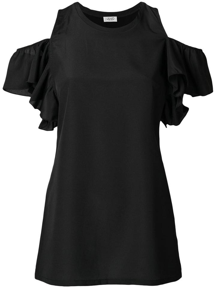 Liu Jo Cold-shoulder T-shirt - Black