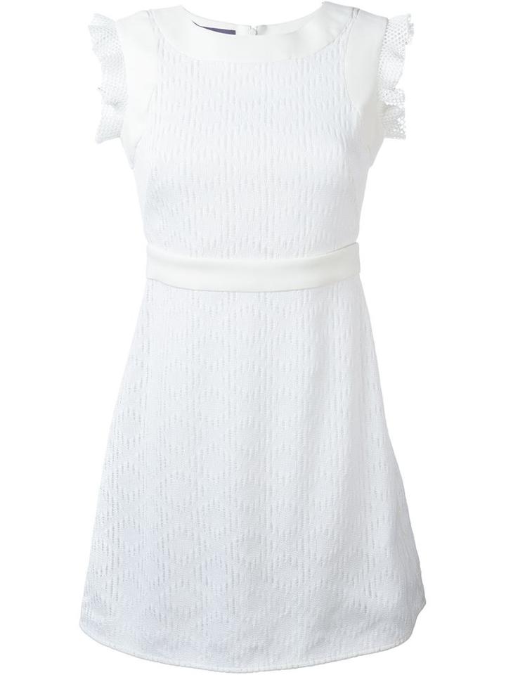 Emanuel Ungaro Ruffle Sleeve Dress
