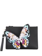 Sophia Webster Flossy Butterfly Clutch - Black
