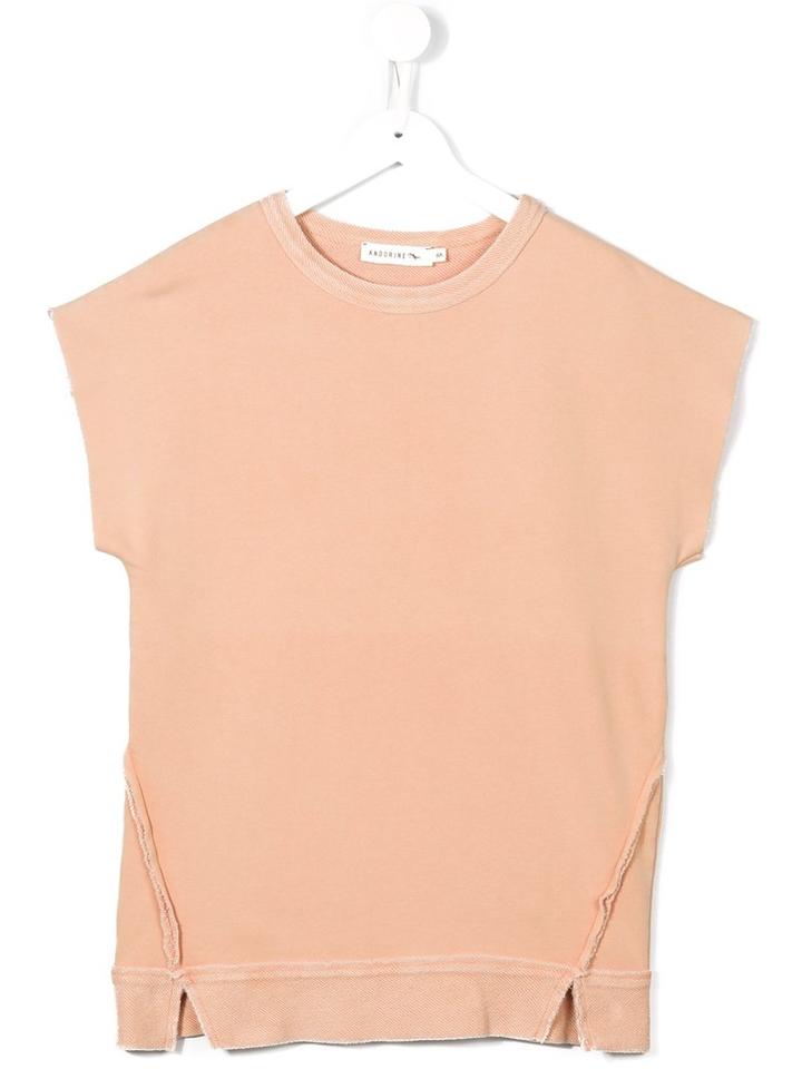 Andorine Fleece Sweat Dress, Girl's, Size: 12 Yrs, Nude/neutrals