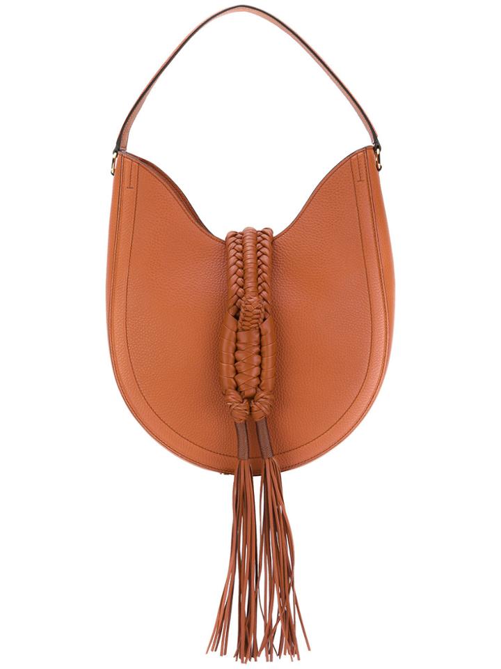 Altuzarra Ghianda Boho Bag - Brown