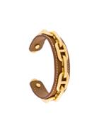 Hermès Vintage Horsebit Cuff - Brown