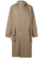 Maison Margiela Button-up Trench Coat - Nude & Neutrals