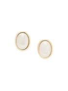 Christian Dior Vintage Faux Pearl Clip-on Earrings - Metallic