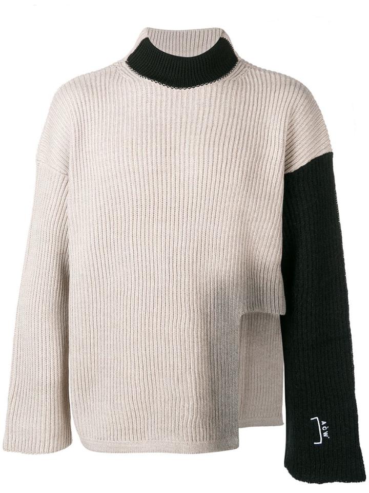 A-cold-wall* Two-tone Sweater - Neutrals