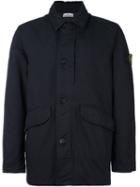 Stone Island Flap Pockets Zipped Jacket, Men's, Size: Xl, Blue, Polyamide/polyester/polyurethane Resin