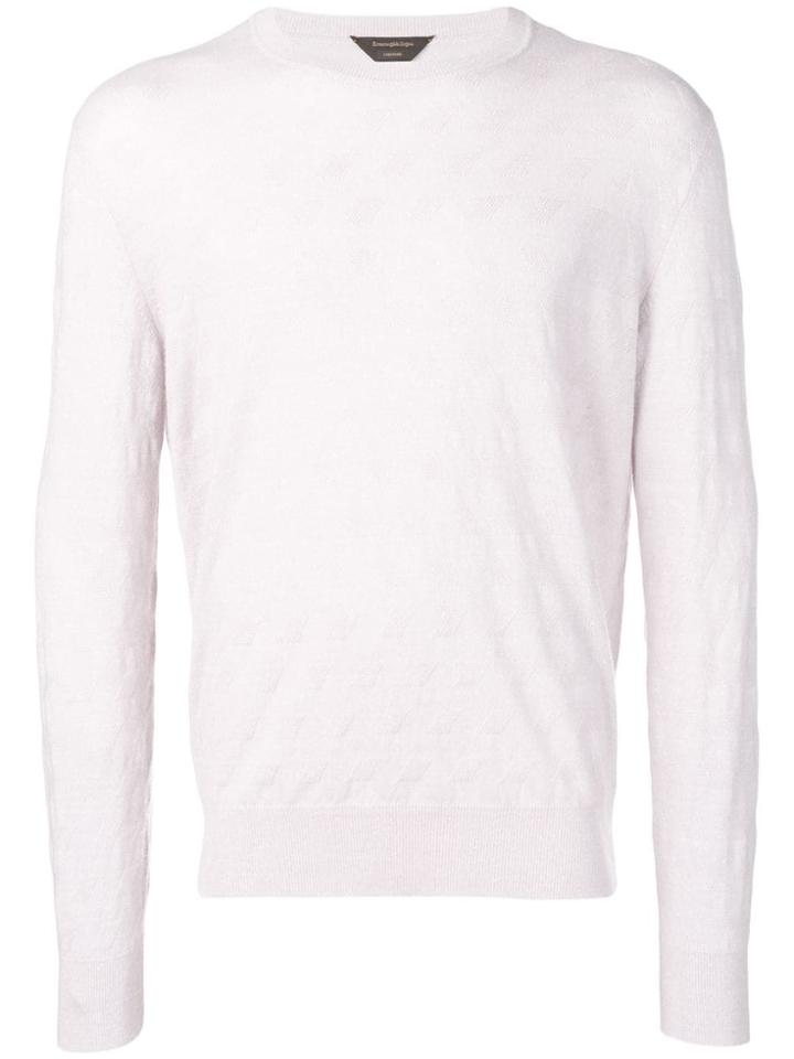 Ermenegildo Zegna Xxx Patterned Crew Neck Sweater - Pink