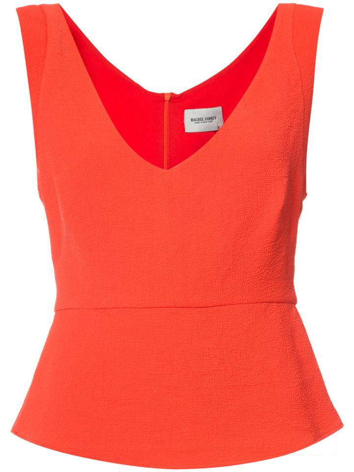 Rachel Comey Rear Zip Tank - Red